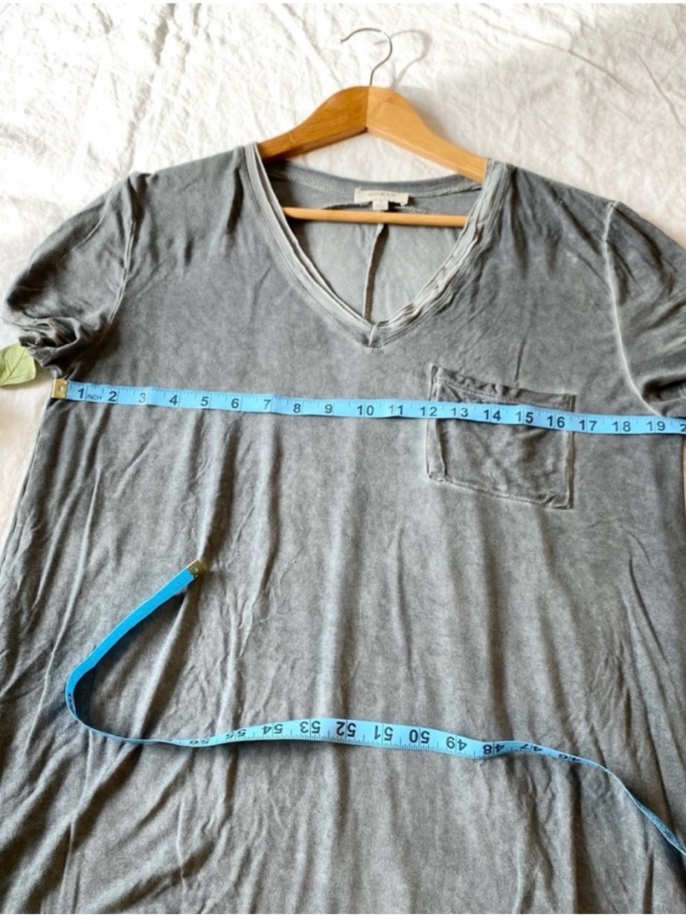 Umgee Grey Short Sleeve Fringe T-shirt Dress - Picture 6 of 9